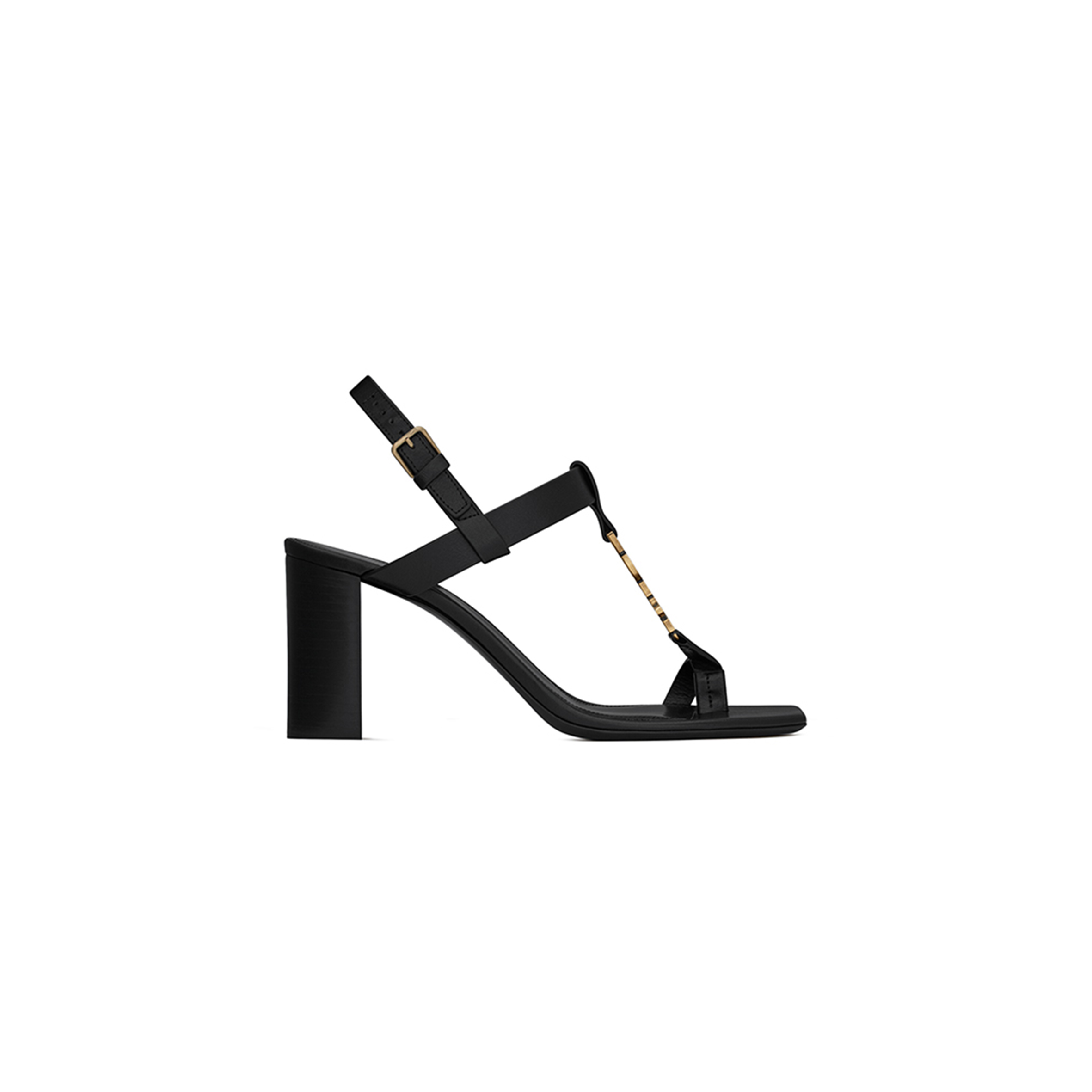 YSL CASSANDRA SANDALS IN SMOOTH LEATHER 658198DWETT1000